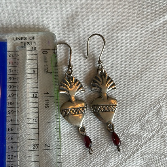 Sterling silver earrings - Picture 2 of 3